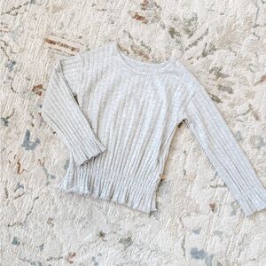 Easy Peasy Girls Ribbed Basic Tee